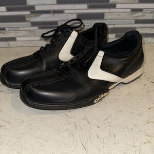 Callaway Golf Black Leather Comfort Trac Shoes‎ Size 12
